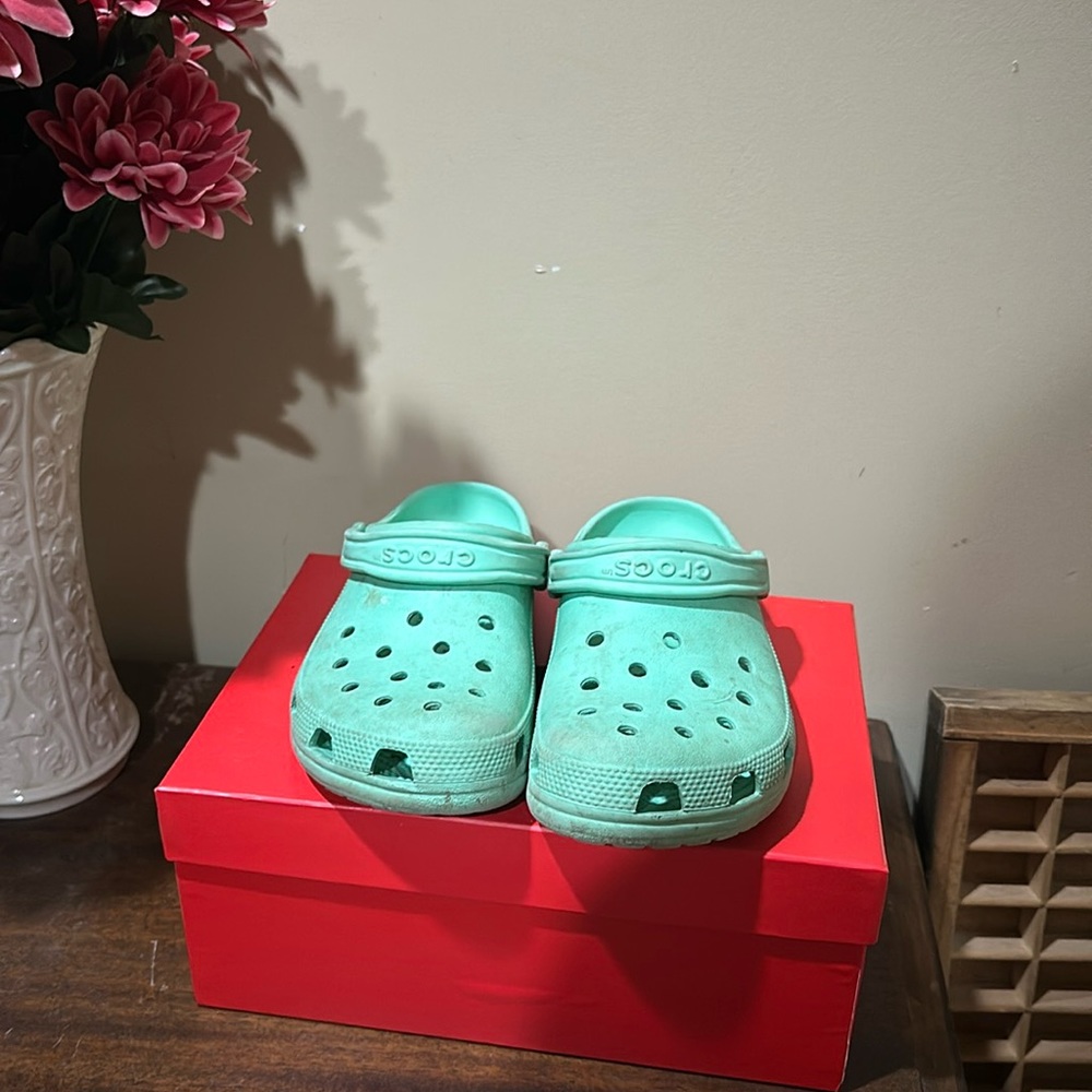 Green Crocs - Picture 3 of 4
